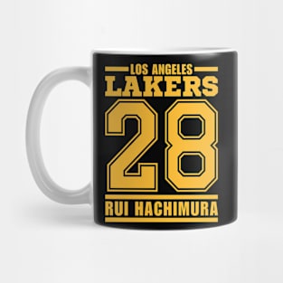 LA Lakers Hachimura 28 Basketball Player Mug